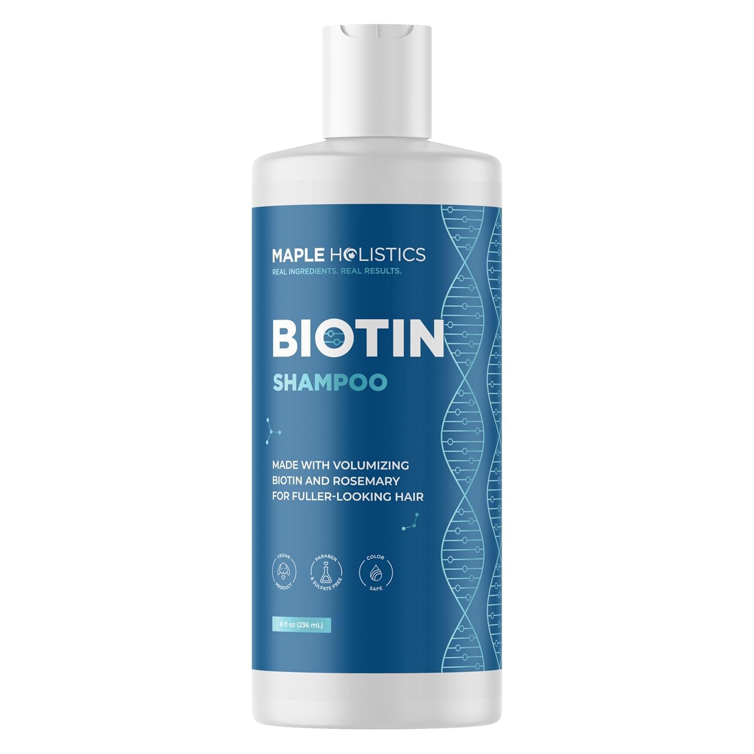 Biotin Shampoo for Thinning Hair - Volumizing, Sulfate-Free, 95% Natural