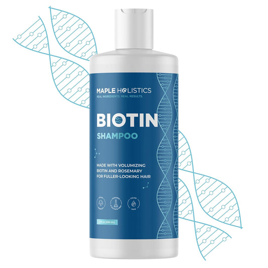 Biotin Shampoo for Thinning Hair - Volumizing, Sulfate-Free, 95% Natural