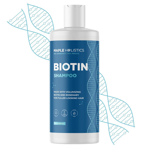 Biotin Shampoo for Thinning Hair - Volumizing, Sulfate-Free, 95% Natural